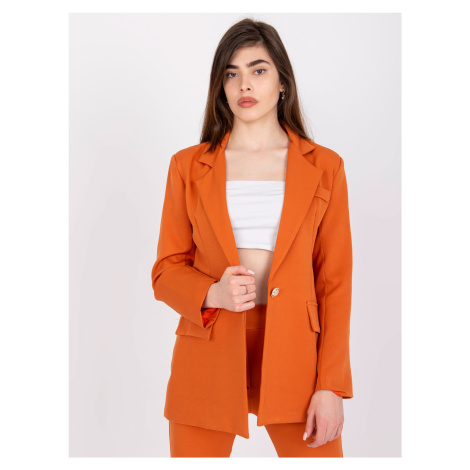 ORANŽOVÉ ELEGANTNÍ SAKO -ORANGE Oranžová