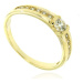 Dámský zásnubní prsten ze žlutého zlata DLR2106