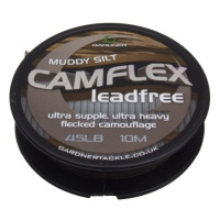 Gardner bezolovnatá šnůrka camflex leadfree 10 m - muddy silt - 65 lb