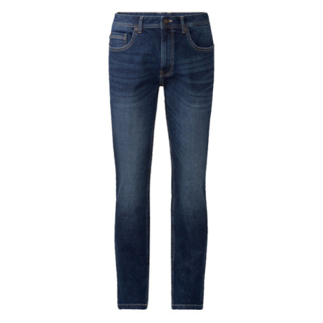 LIVERGY® Pánské džíny "Slim Fit", 3 délky (modrá)