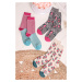 Vícebarevné vzorované ponožky Matthia Socks - 3pack