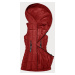Červená dámská vesta s kapucí S'West (B8226-4)