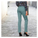 Blancheporte Rovné kalhoty s vysokým stahujícím pasem modrošedá