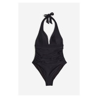 H & M - Tvarující jednodílné plavky - černá