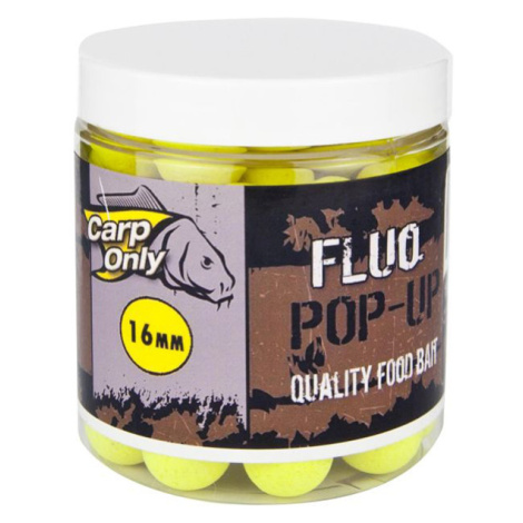 Carp only fluo pop up boilie 80 g 20 mm-white