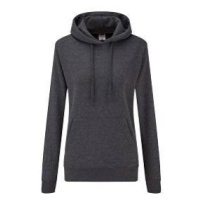 Anthracite Hooded Sweat Fruit of the Loom