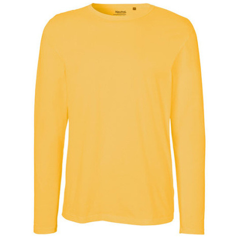 Neutral Pánské tričko s dlouhým rukávem NE61050 Yellow