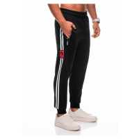 Men's sweatpants P1495 - black