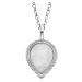 Engelsrufer Stříbrný náhrdelník s měsíčním kamenem Pure Drop ERN-PUREDROP-MO (řetízek, přívěsek)
