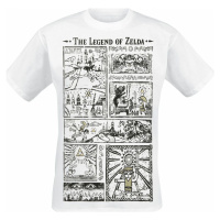 The Legend Of Zelda Drawings Tričko bílá
