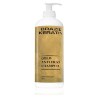 Brazil Keratin Anti Frizz Gold Shampoo hloubkově regenerační šampon pro suché a křehké vlasy 550