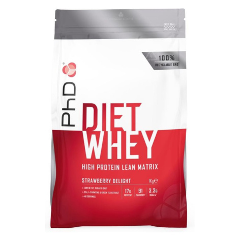 PhD Diet Whey Protein 1000 g - jahoda Phd Nutrition
