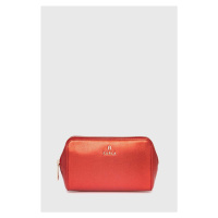 Kožená kosmetická taška Furla červená barva, WE00449 BX2658 2673S
