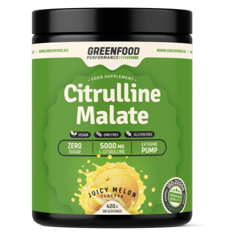 GreenFood Performance Citrulline Malate Juicy meloun 420 g GreenFood Nutrition