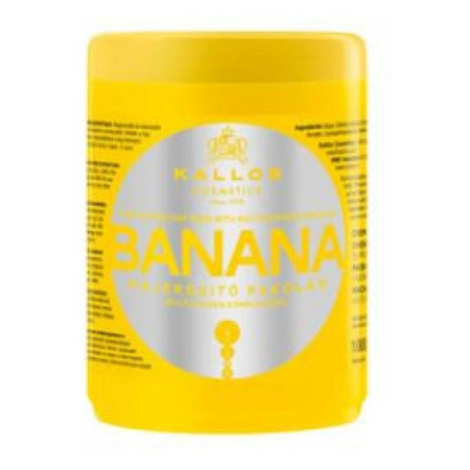 KALLOS Banánová posilující maska obsahující komplex vitamínů (Banana hair mask with multi-vitami