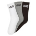 VANS Ponožky šedý melír / černá / bílá