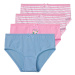 lupilu® Dívčí kalhotky s BIO bavlnou, 4 kusy (modrá / světle růžová)