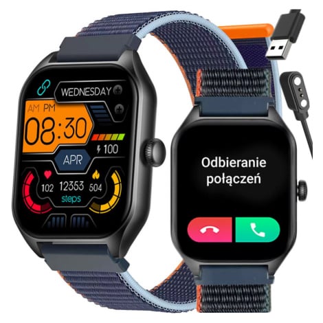 SMARTWATCH UNISEX Rubicon RNCF03 - VOLÁNÍ BLUETOOTH, ALWAYS ON DISPLAY (sr049a)