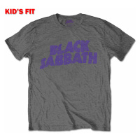 Black Sabbath tričko, Wavy Logo Dark Grey, dětské