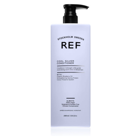 REF Cool Silver Conditioner hydratační kondicionér neutralizující žluté tóny 1000 ml