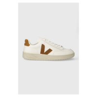 Kožené sneakers boty Veja V-12 bílá barva, XD0202322B