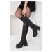 Soho Black Women's Boots 19955