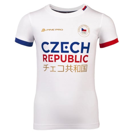Alpine Pro Chiyo Dětské olympijské triko Oh kolekce KTSR260 bílá