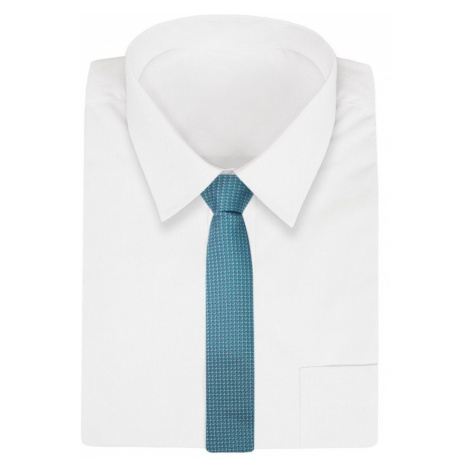 Vzorovaná mentolová pánská kravata