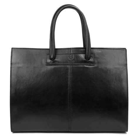 Dámská kožená aktovka Florence 1027 černá FLORENCE BAGS