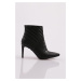 DGN M1111 Pointed Toe Thin Heeled Boots