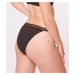 Dámská tanga GO Ribbed R Tanga C2P - - černé 0004 - SLOGGI