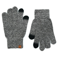 Art Of Polo Man's Gloves Rk23475-1 Black/Light Grey