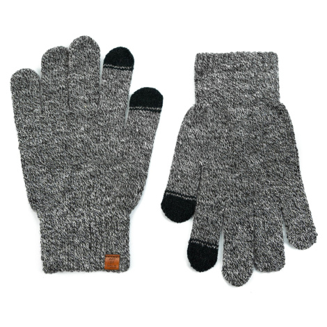 Art Of Polo Man's Gloves Rk23475-1 Black/Light Grey