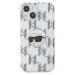 Karl Lagerfeld IML Electroplated Karl Head Zadní Kryt pro iPhone 15 Transparent