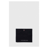 Kožená peněženka Tommy Hilfiger tmavomodrá barva, AM0AM11854