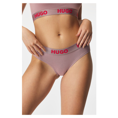 Klasické kalhotky Hugo Sporty Purple HUGO BOSS