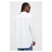 Košile Tommy Jeans bílá barva, relaxed, s klasickým límcem, DW0DW17351