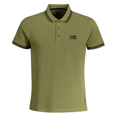 CAVALLI CLASS Ricchi Green polo tričko Roberto Cavalli