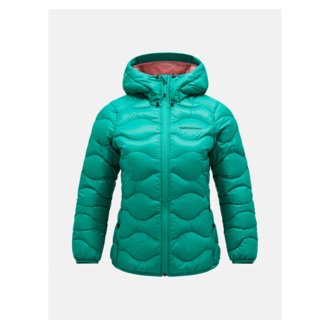 Bunda peak performance w helium down hood jacket zelená