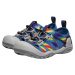 Keen Knotch Creek Youth Dětské lehké sportovní sandály 10031275KEN bright cobalt/rainbow tie dye