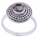 AutorskeSperky.com - Stříbrný prsten s mystickým topazem - S834