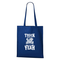 DOBRÝ TRIKO Bavlněná taška s potiskem Truck yeah Barva: Královsky modrá