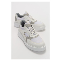 LuviShoes Aere bílo-šedé dámské sportovní boty