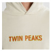 Dedicated Hoodie Sundborn Twin Peaks Logo Oat White