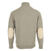 Barbour Essential Patch Half Zip Knited Jumper Béžová