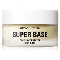 Makeup Revolution Super Base lehce zabarvená podkladová báze odstín Yellow 25 ml