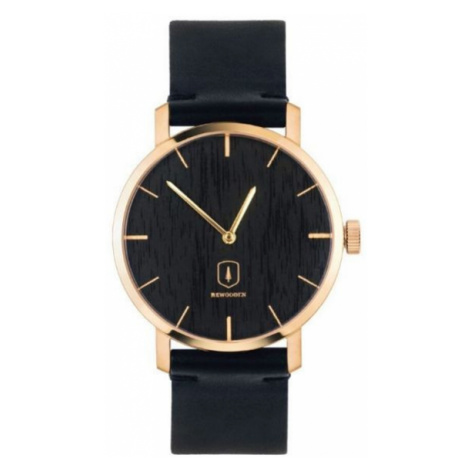Dřevěné hodinky Lux Watch s řemínkem z pravé kůže BeWooden
