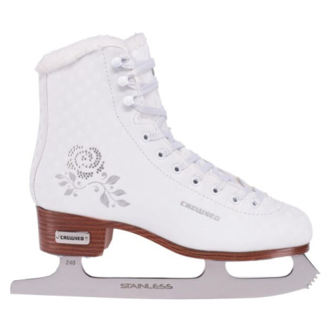 Crowned SANNUR Dámské lední brusle, bílá, velikost
