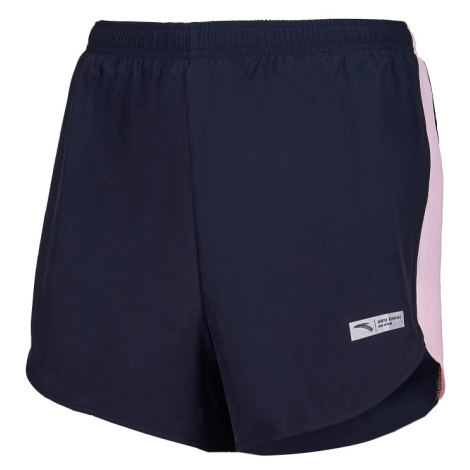 ANTA-Woven Shorts-WOMEN-Basic Black/pink fruit-862025522-9 Černá