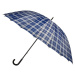 Deštník Semiline Premium Long 24 Ribs 2504 Black/Navy Blue/Grey